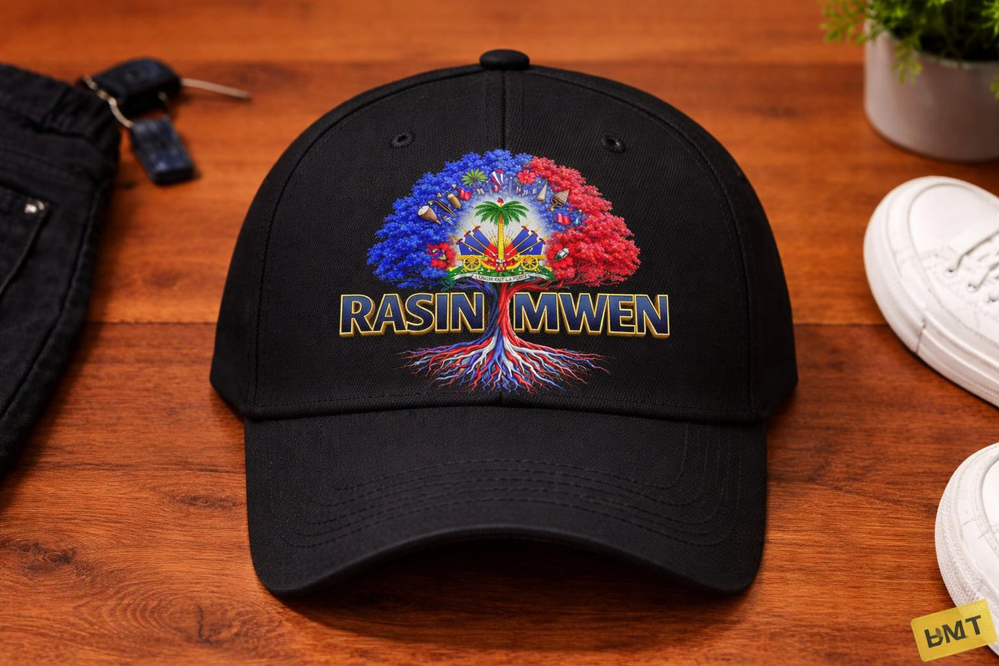 Rasin Mwen Hat – Haitian Roots Premium Cap 🇭🇹